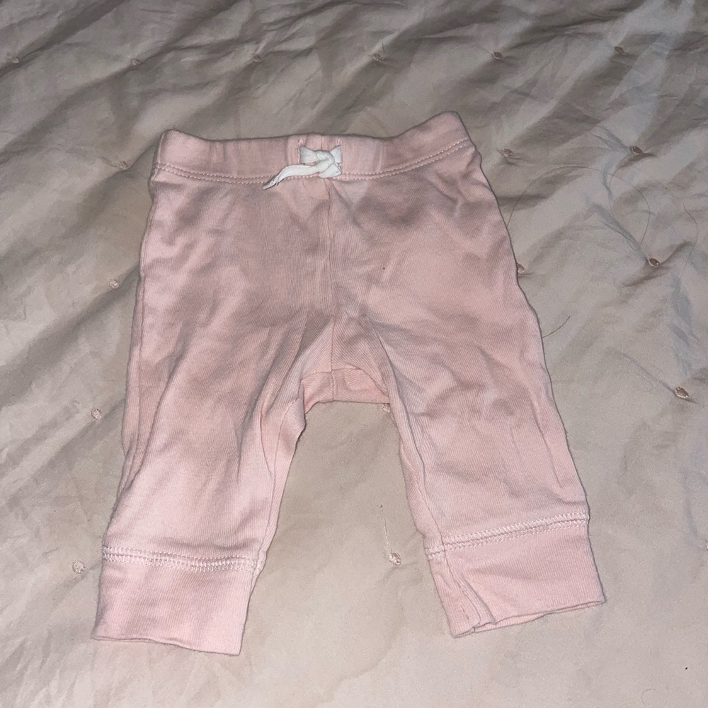 Pink sweatpants 3 months baby girl